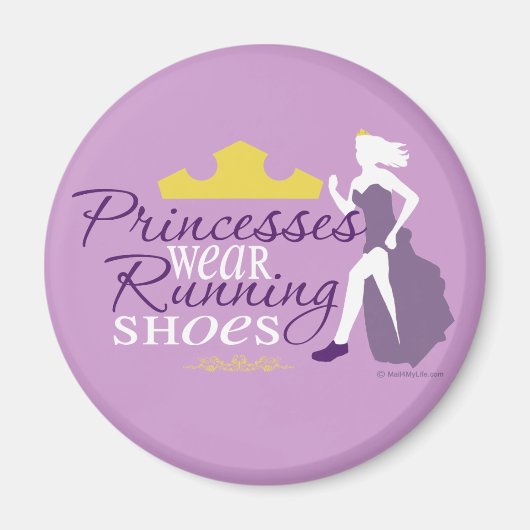 Princesses Draag schoenen Magneet (Voorkant)