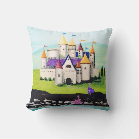 Princesses en Castle Kussen (Voorkant)