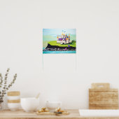 Princesses en Castle Poster (Keuken)