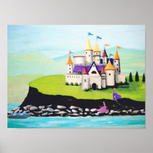 Princesses en Castle Poster