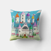 Princesses en Sierkussen met kasteel (Achterkant)