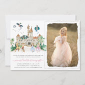 Princesses, Knachten en Dragons Fairy Tale Birthda Kaart (Voorkant)