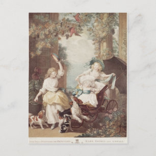 Princesses Mary, Sophia en Amelia Briefkaart