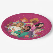 Princesses of Heaven™ Party Borden (Groot) Papieren Bordje (Gekanteld)