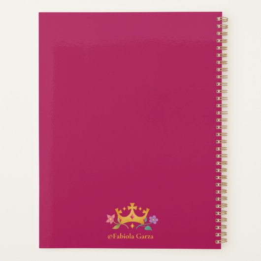 Princesses of Heaven™ Planner Undated (Achterkant)