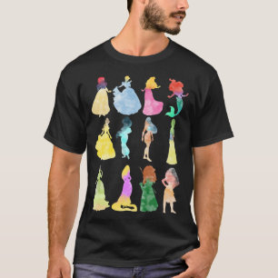 Princesses waterverf Klassieke T-Shirt