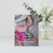 princesskaart briefkaart (Staand voorkant)