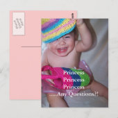 princesskaart briefkaart (Voorkant / Achterkant)