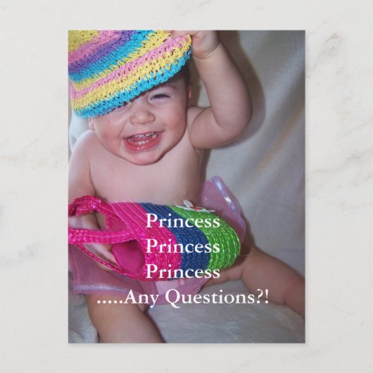 princesskaart briefkaart (Voorkant)