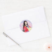 PrincessMurasaki-seals Ronde Sticker (Envelop)