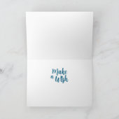 Princess's Birthday Dragon Folded Greeting Card Kaart (Binnen)