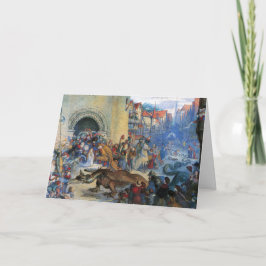 Princess's Birthday Dragon Folded Greeting Card Kaart