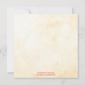 Princess's Carriage: Verloving Uitnodigingen (Achterkant)