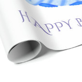 Princess's verjaardagspapier. Aangepaste naam. Cadeaupapier (Rol Hoek)