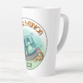 Princeton '78 43rd Reunion logo latte mok (Rechterhoek)