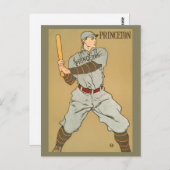  Princeton Baseball Player van Penfield Briefkaart (Voorkant / Achterkant)