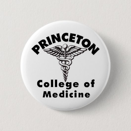 Princeton College voor Geneeskunde Ronde Button 5,7 Cm (Voorkant)