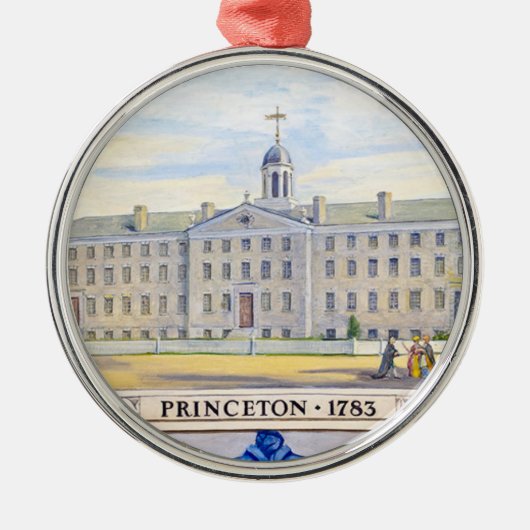 Princeton Congres - 1783 Metalen Ornament (Voorkant)