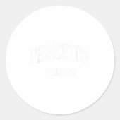 Princeton High School Hs Princeton Nj Retro Srts Ronde Sticker (Voorkant)