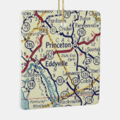 Princeton KY  kaart Keramisch Ornament (Rechts)