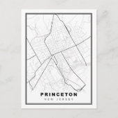 Princeton Map Briefkaart (Voorkant)