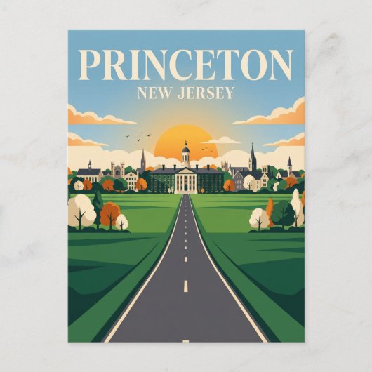Princeton (New Jersey) Briefkaart (Voorkant)