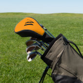 Princeton Oranje gepersonaliseerd Golf Head Hoesje Golfheadcover (Insitu)