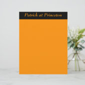 Princeton Oranje, persoonlijk (Staand voorkant)