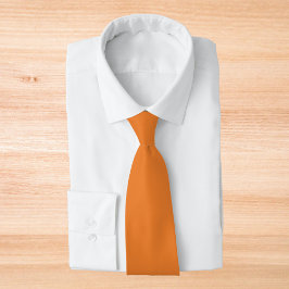 Princeton Oranje vaste kleur Stropdas