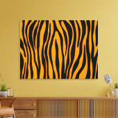 Princeton Oranje Zebra Print (Insitu (Woonkamer))