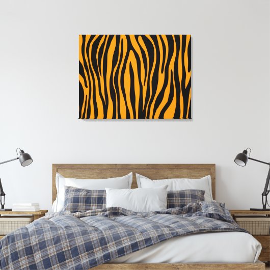 Princeton Oranje Zebra Print (Insitu (Slaapkamer))