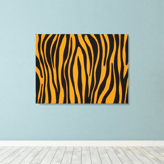 Princeton Oranje Zebra Print (Insitu (Houten vloer))