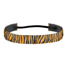 Princeton Oranje Zebra Print