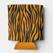 Princeton Oranje Zebra Print Blikjeskoeler (Achterkant)