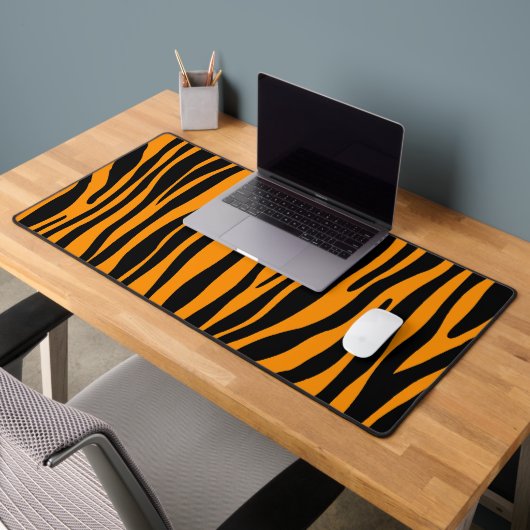 Princeton Oranje Zebra Print Bureaumat (Kantoor 2)