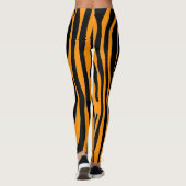 Princeton Oranje Zebra Print Leggings (Achterkant)