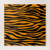 Princeton Oranje Zebra Print Legpuzzel (Horizontaal)