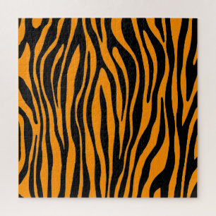 Princeton Oranje Zebra Print Legpuzzel