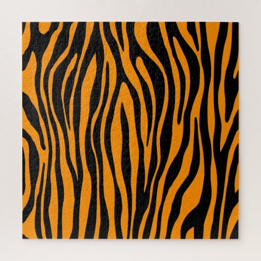 Princeton Oranje Zebra Print Legpuzzel (Verticaal)