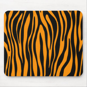 Princeton Oranje Zebra Print Muismat