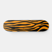 Princeton Oranje Zebra Print Persoonlijk Skateboard (Horizontaal)