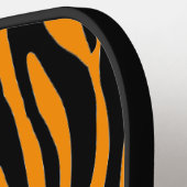 Princeton Oranje Zebra Print Pickleball Paddle (Links Detail)