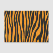 Princeton Oranje Zebra Print Tissuepapier (Voorkant)