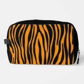 Princeton Oranje Zebra Print Toilettasje (Voorkant)