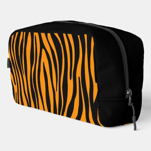 Princeton Oranje Zebra Print Toilettasje (Rechterhoek)