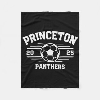 Princeton Panthers Voetbal Ll 2025  Fleece Deken