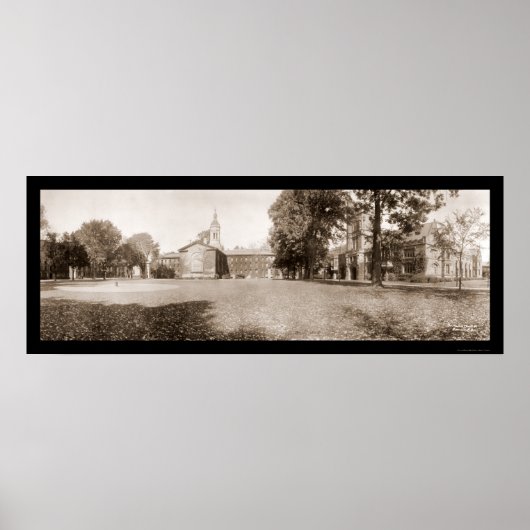 Princeton University Foto 1909 Poster (Voorkant)