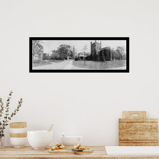 Princeton University Foto 1909 Poster (Keuken)