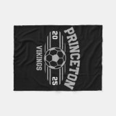 Princeton Vikings Voetbal Byll 2025 Fleece Deken (Voorkant (Horizontaal))