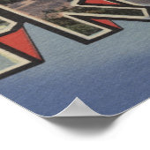 Princeton, West Virginia - Grote Letter-scènes Poster (Hoek)